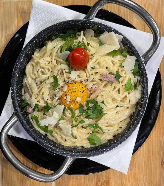 Linguine à la carbonara