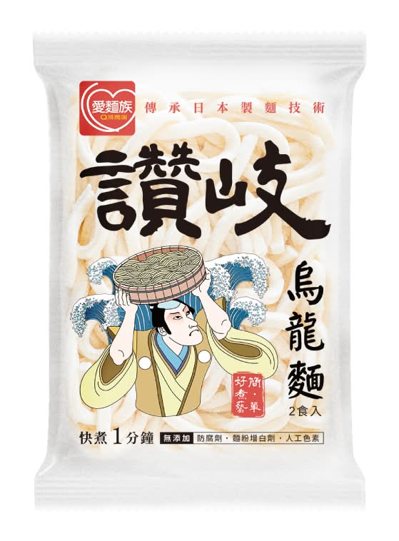 愛麵族 讚岐烏龍麵 175g x 2包 <350g克 x 1 x 1Bag包>