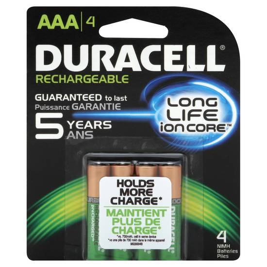Duracell Rechargeable Aaa Batteries ( 4 ct)