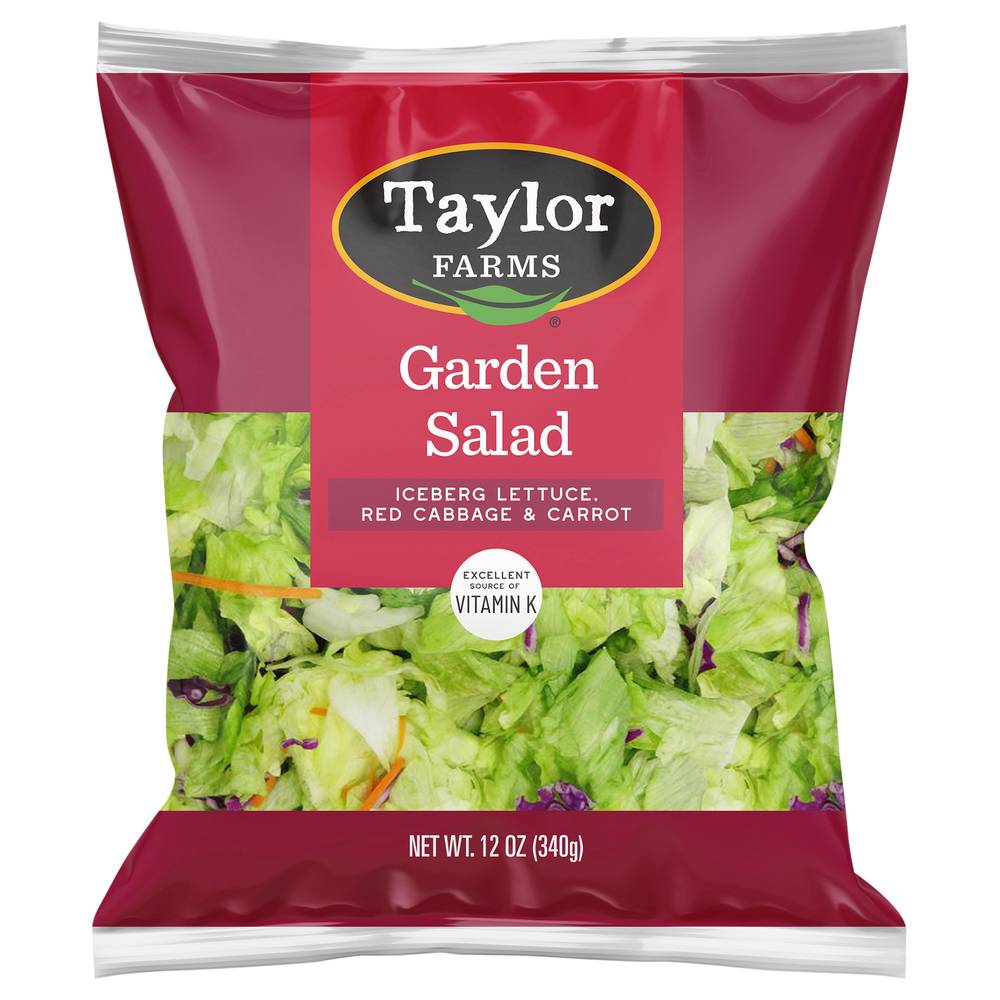 Taylor Farms Garden Salad Iceberg Lettuce Red Cabbage & Carrot