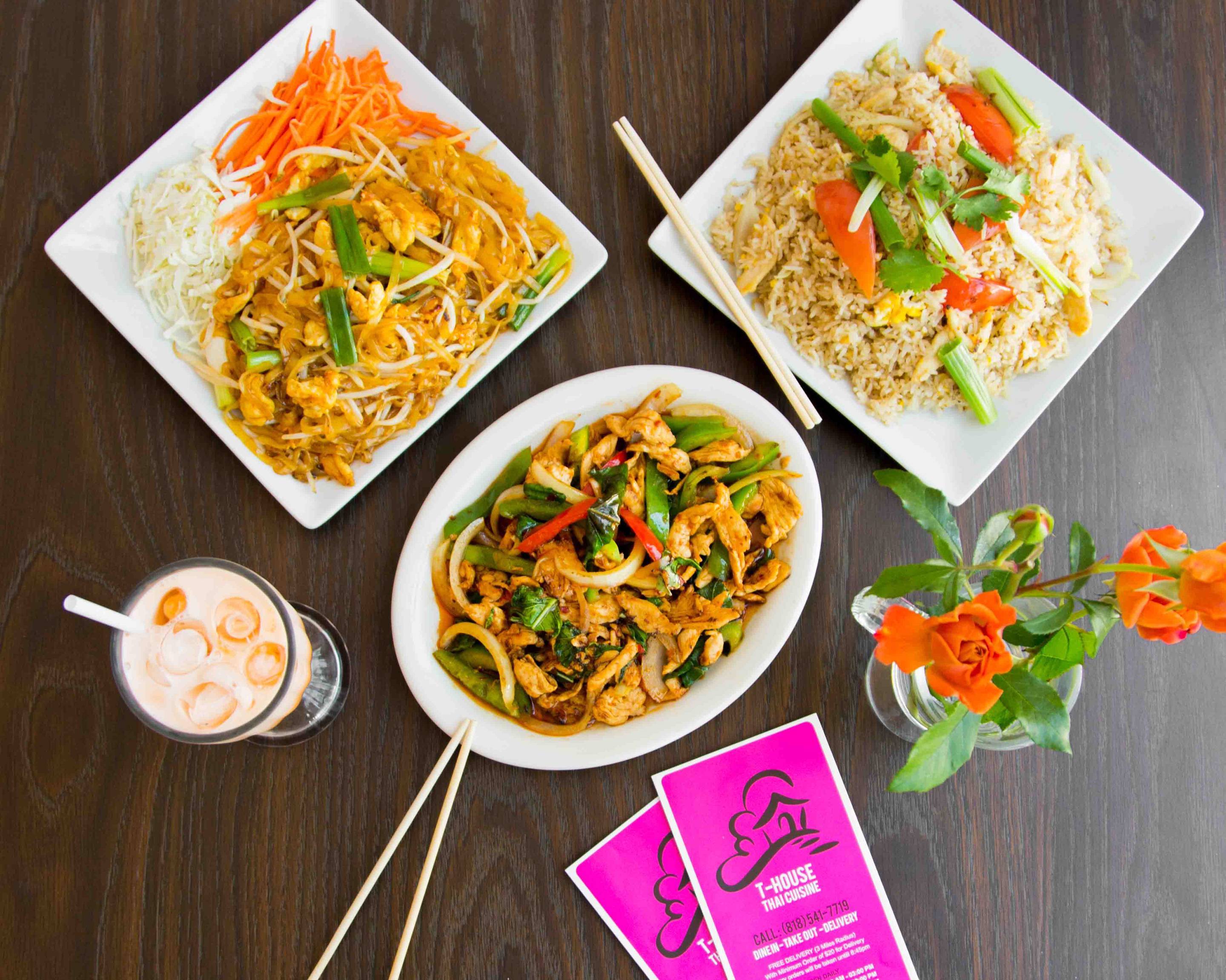 Order T-house Halal Thai Cuisine - Menu & Prices - Glendale Delivery | Uber  Eats