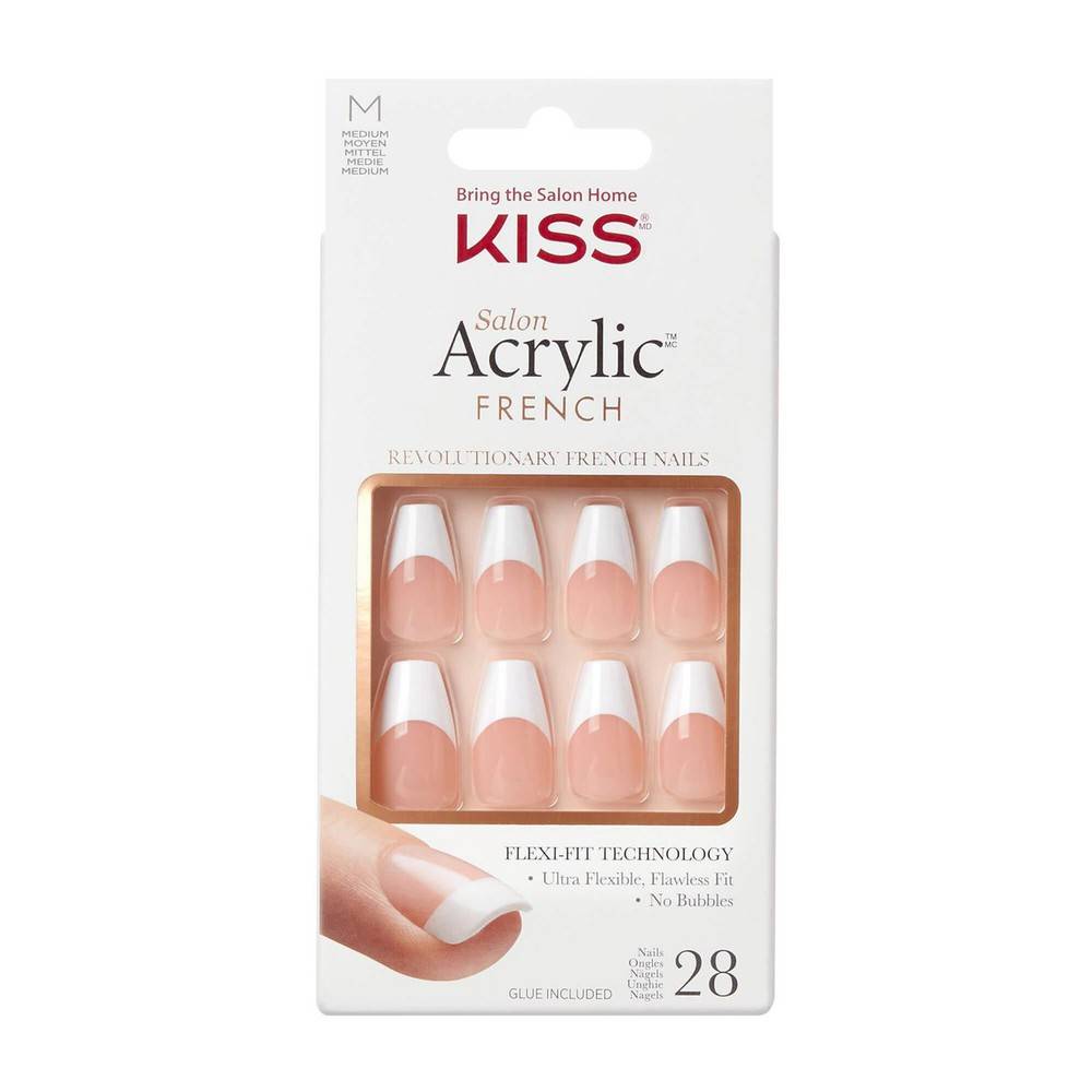 Kiss Products Inc Salon Acrylic French Kit Je T'aime (10 g)