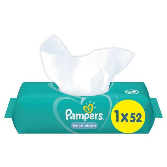Pampers Lingettes Fresh Clean 1X52