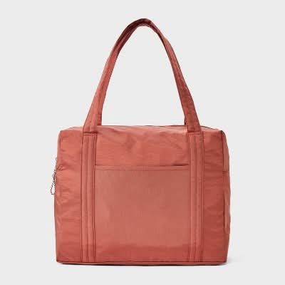 Universal Thread Essential Packable Weekender Duffel Bag, Cinnamon