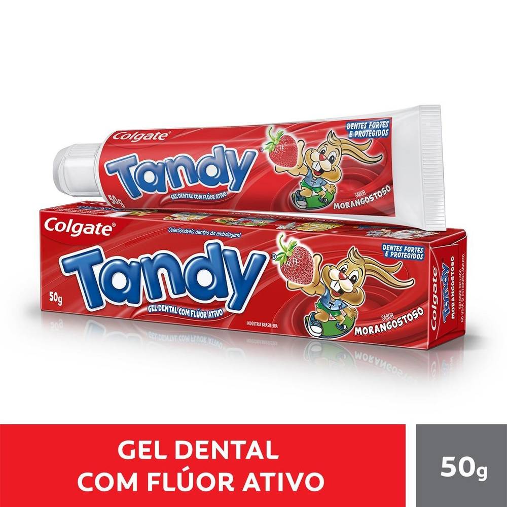 Colgate gel dental infantil tandy sabor morangostoso (50 g)
