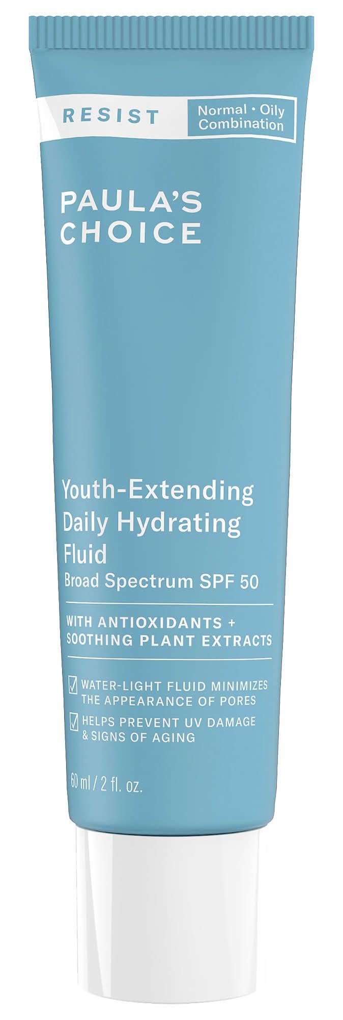 Paula'S Choice RESIST Youth-Extending Daily Hydrating Fluid SPF 50 2 oz/ 60 mL