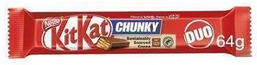 Kit Kat Chunky Milk Chocolate Duo Chocolate Bar 64g