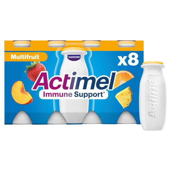 Actimel Immune System Multifruit Yogurt Drink (8 x 100ml)