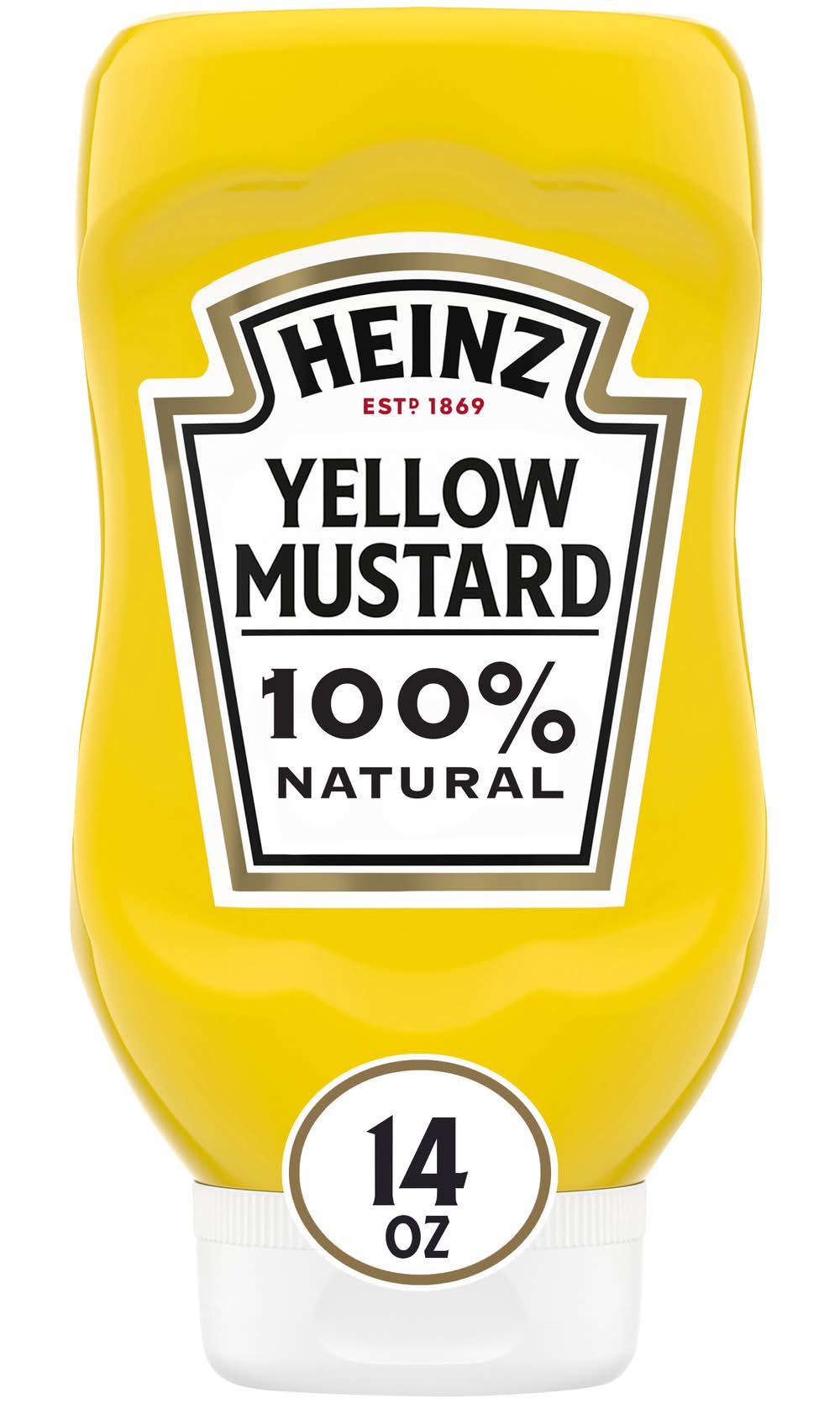 Heinz 100% Natural Yellow Mustard (14 oz)