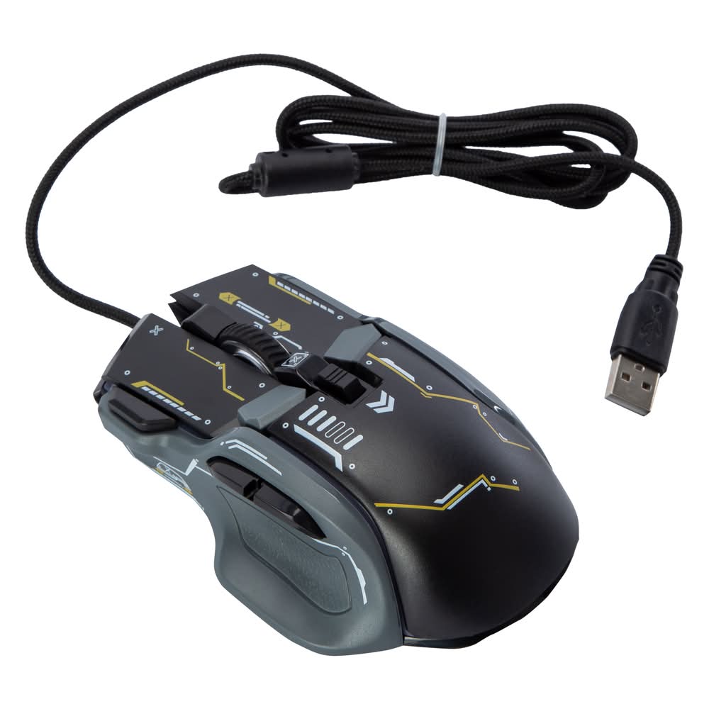 Titan Wired Led Gaming Mouse, Black