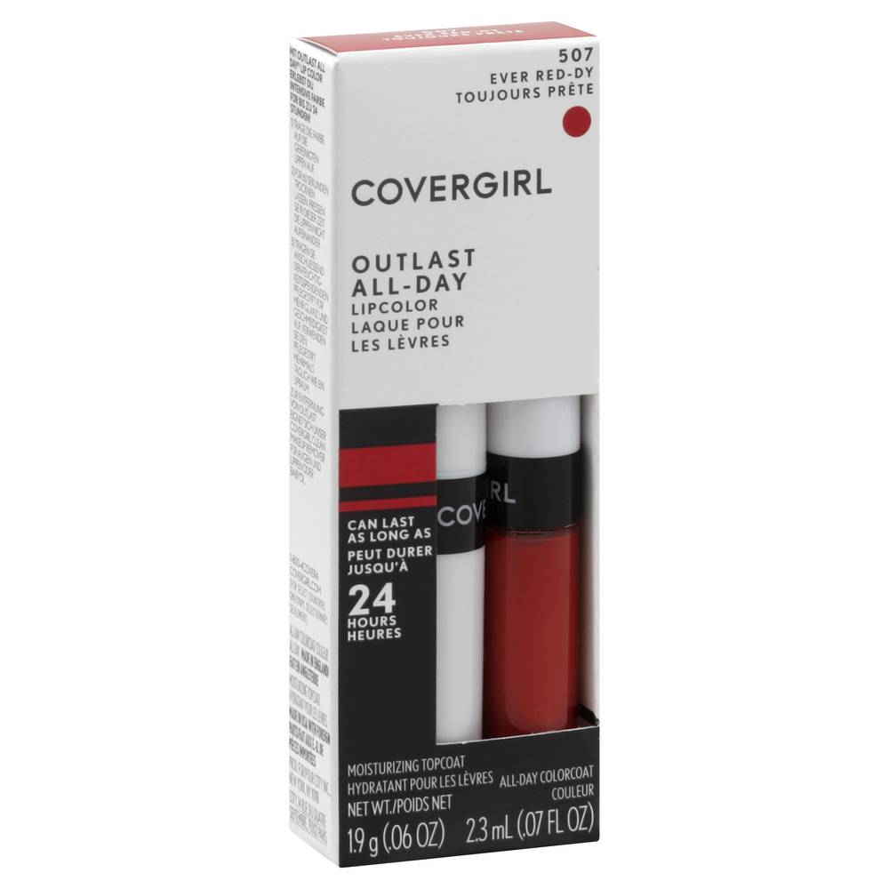 CoverGirl 507 Ever Red-Dy Lip Color (23 ml)