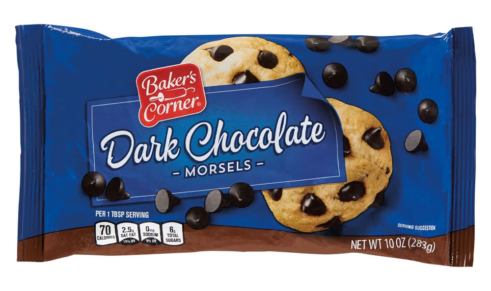 Baker's Corner Morsels, Dark Chocolate (10 oz)