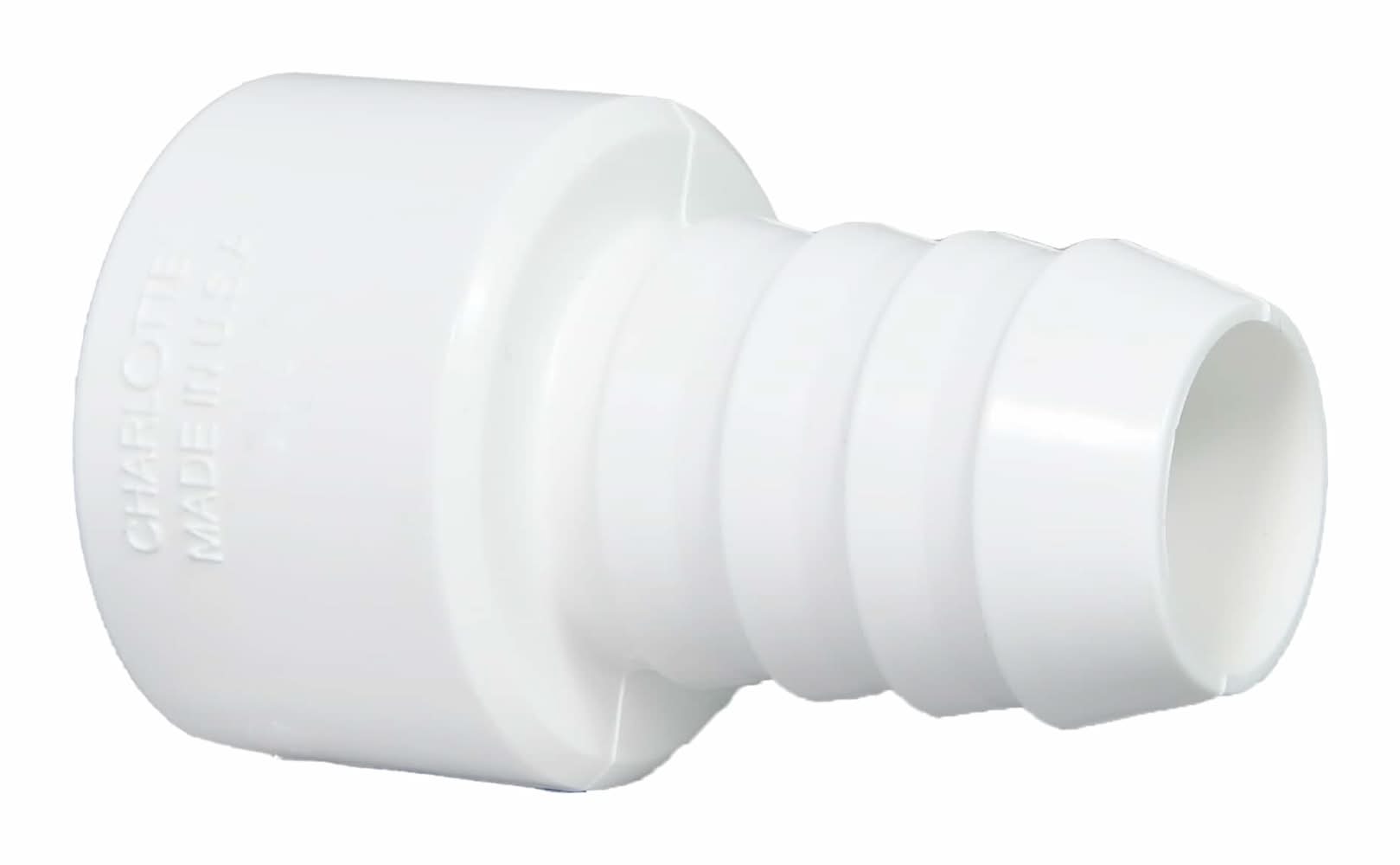 Charlotte Pipe 1-in PVC Schedule 40 Insert x Socket Adapter for Potable Water
