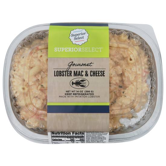 Superior Select Gourmet Lobster Mac & Cheese