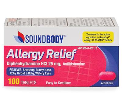Soundbody Allergy Relief Tablets