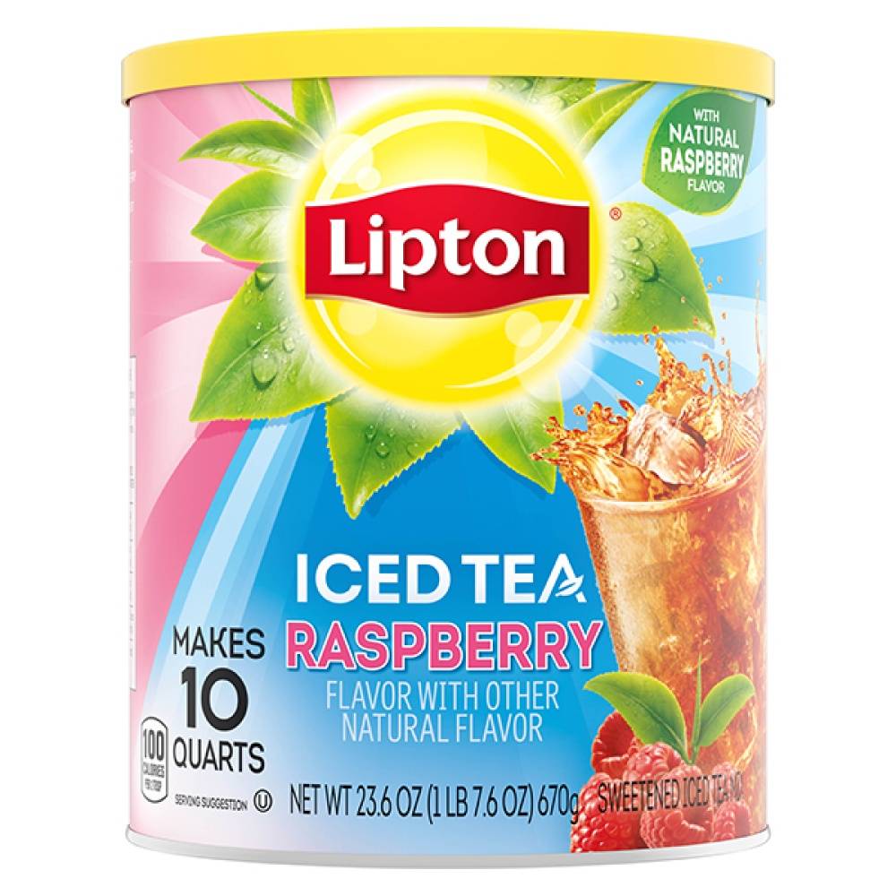 Lipton Raspberry Iced Tea Mix (1.68 lbs)