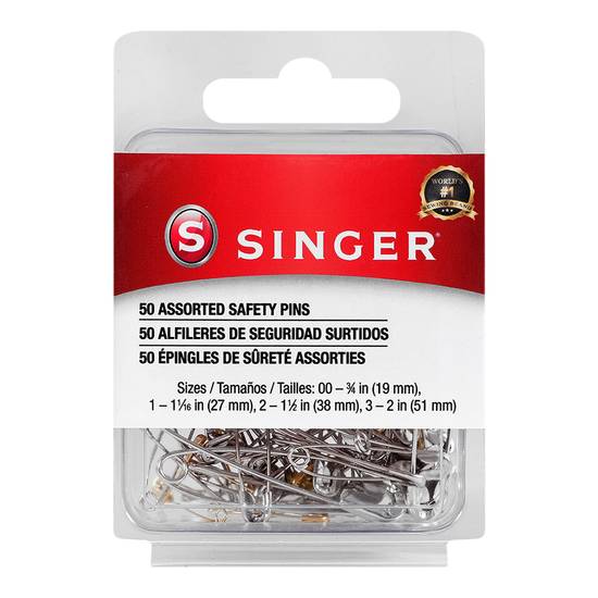 Singer Assorted Safety Pins ( 50 ct)