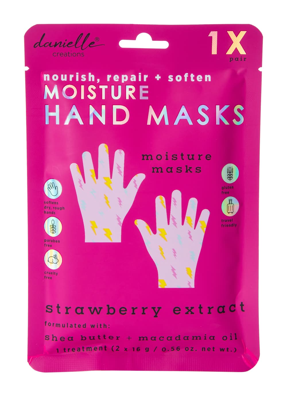 Danielle Creations® Moisture Hand Masks, 1 Pair