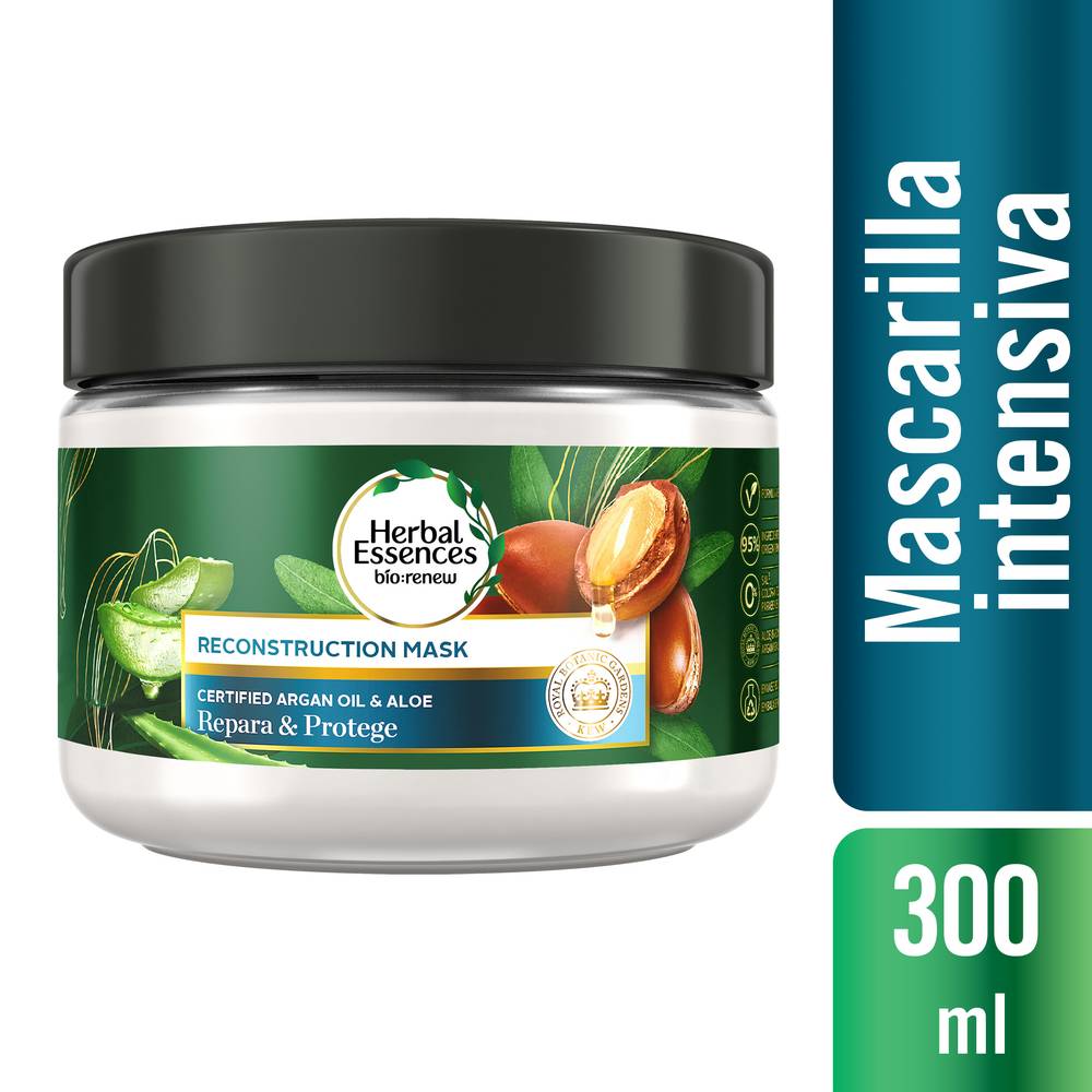 Herbal essences mascarilla capilar argan oil of morocco reconstrucción (tarro 300 ml)