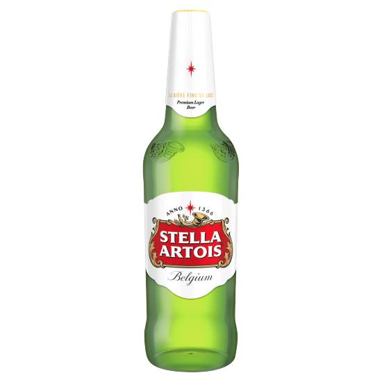 Stella Artois Belgium Premium Lager Beer Bottle 660ml