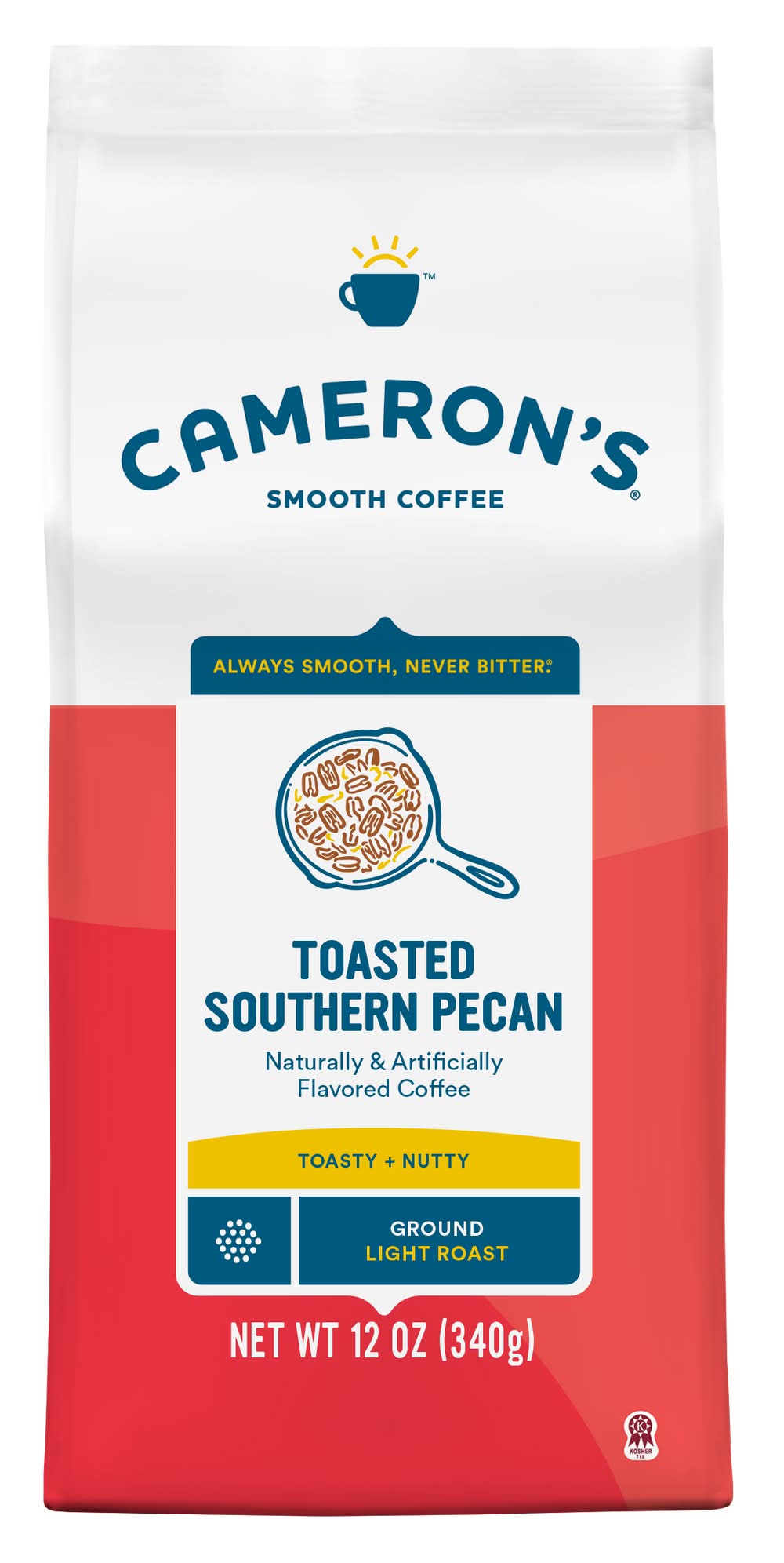Cameron's Toasted Southern Pecan Light Roast Ground Coffee (12 oz)