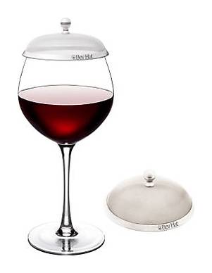 BevHat Stainless Steel Wine Glass Cover (2 pack)