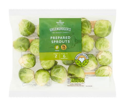 Morrisons The Greengrocer's Prepared Sprouts (200g)