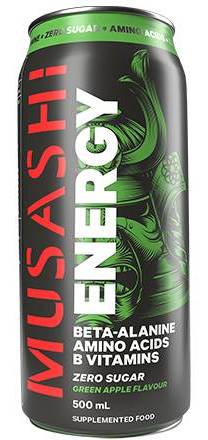 Musashi Energy Green Apple 500ml