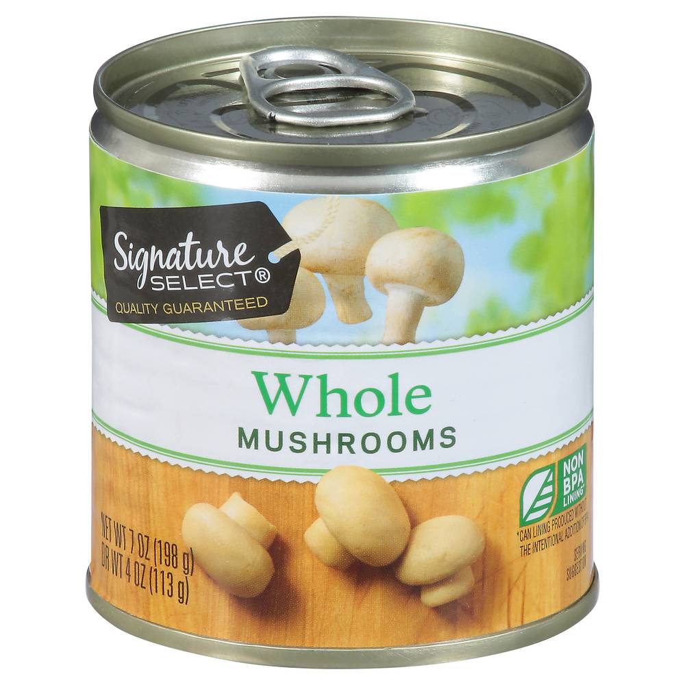 Signature Select Whole Mushrooms in Water