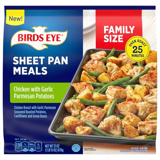 Birds Eye Chicken With Garlic Parmesan Potatoes Sheet Pan Meals Family Size
