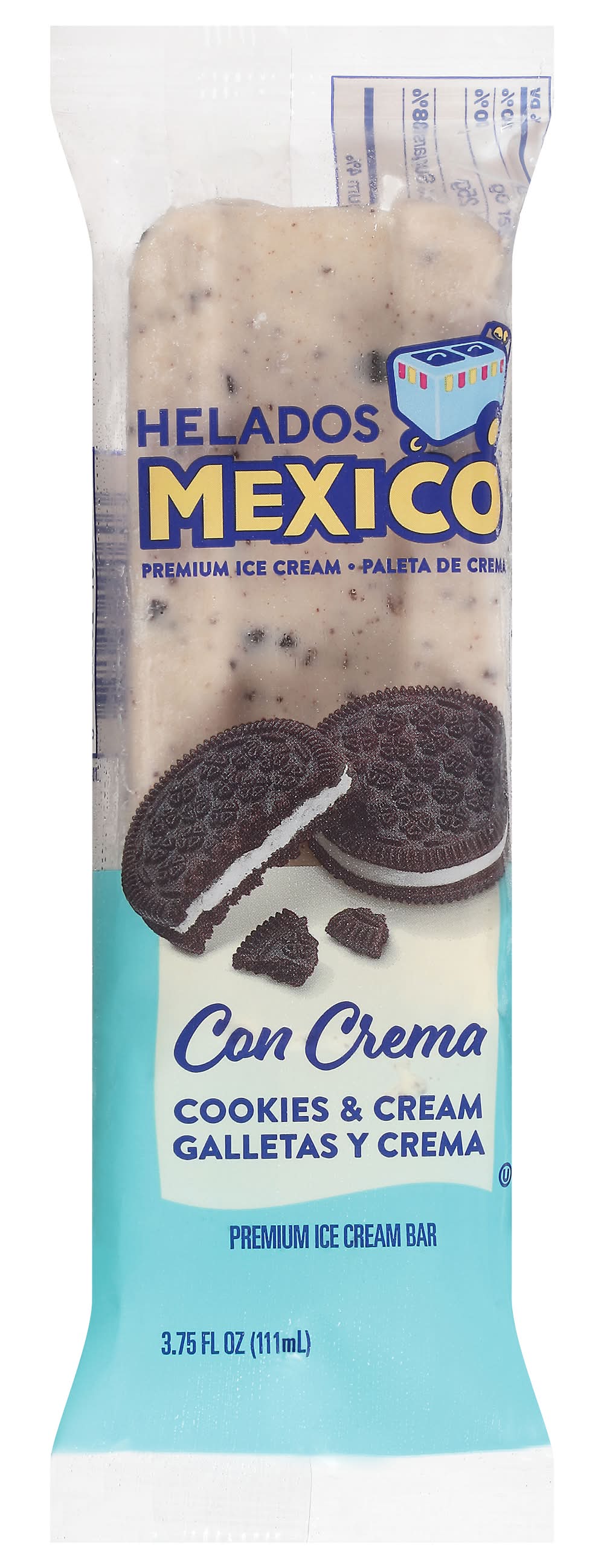 Helados Mexico Cookies & Cream Premium Ice Cream (4 oz)