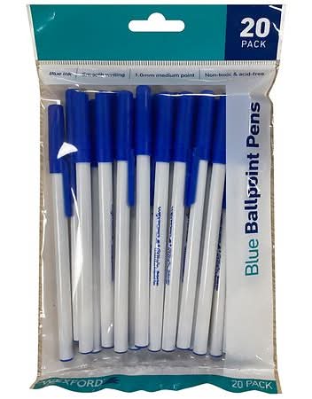 Wexford Ballpoint Pens, Blue (20 ct)