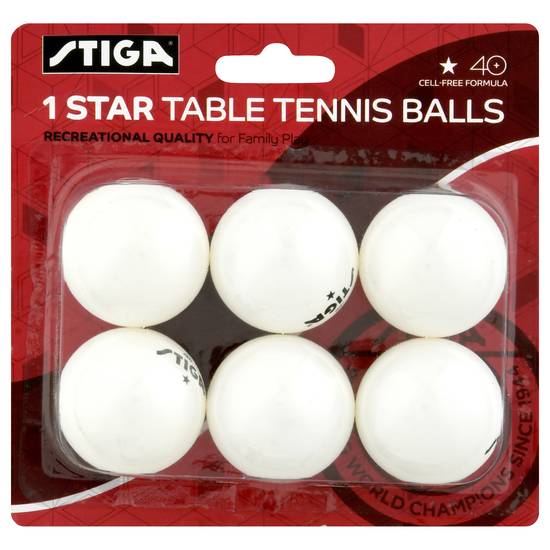 Stiga 1 Star Table Tennis Balls