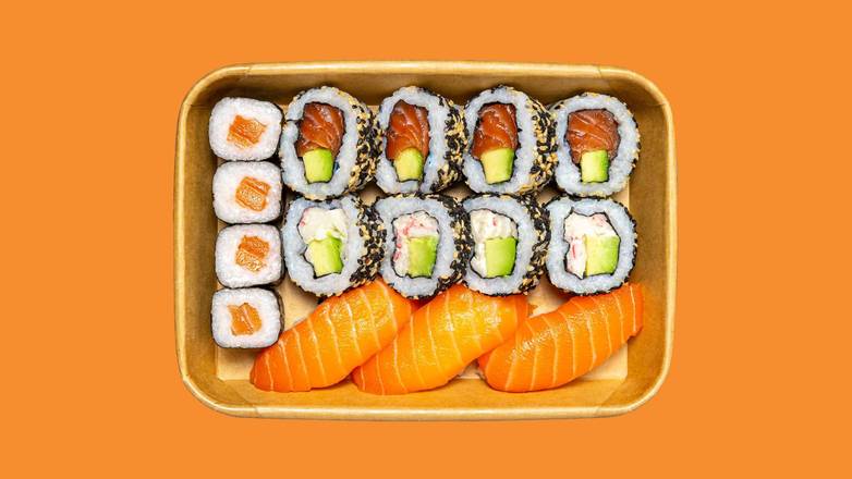 classic sushi selection
