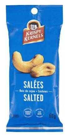 Krispy Kernels cajou salées 60gr