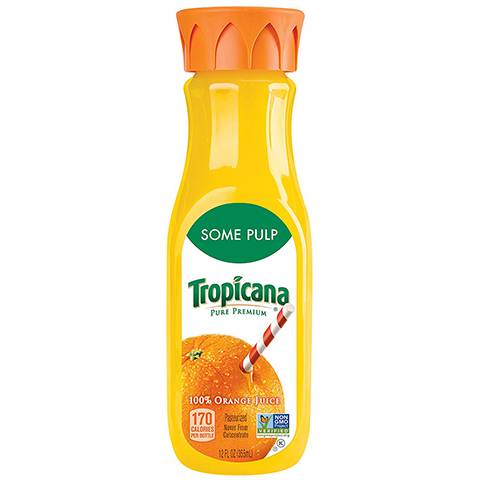 Tropicana Orange Juice, Some Pulp 12oz