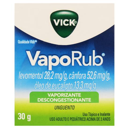 Vick vaporizante descongestionante unguento vaporub (30g)