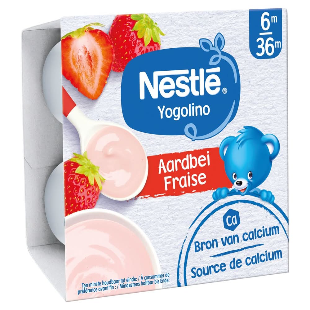 Nestlé Yogolino Laitage Fraise dès 6 mois 4x100g