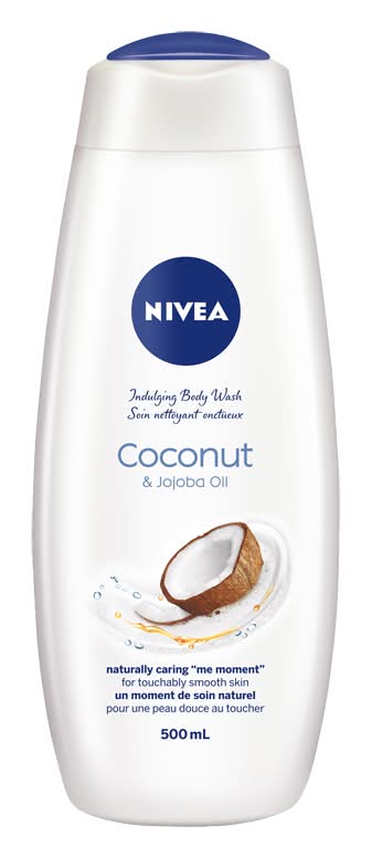 NIVEA gel douche à l'huile de noix de coco et de jojoba (6 x 500 ml) - coconut & jojoba oil body wash (500 ml)