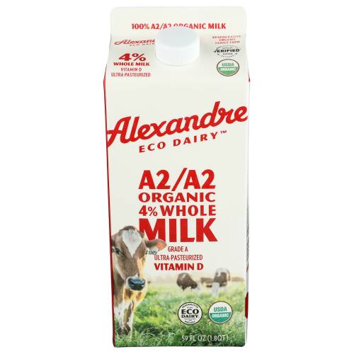 Alexandre Family Farms Organic A2/A2 4% Whole Milk