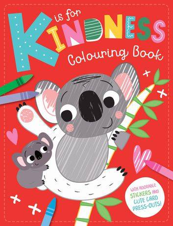 Make Believe Ideas K Is For Kindness Colouring Book (24 ct)