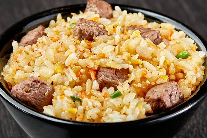 "RA"CKIN' STEAK FRIED RICE (Serves 1)