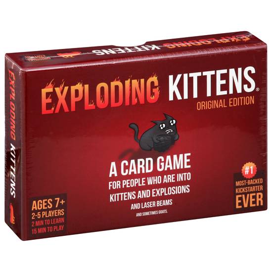 Exploding Kittens Original Edision Card Game Ages 7+