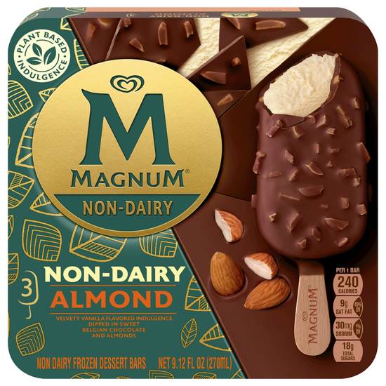 Magnum Non-Dairy Almond Frozen Dessert Bars (3 ct)