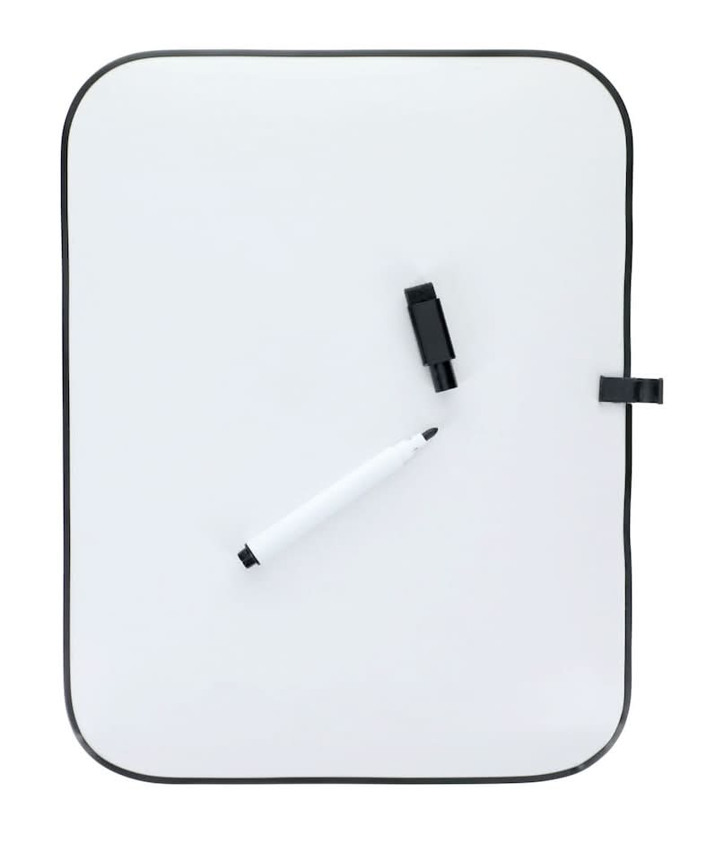 Jot Dry Erase Boards With Eraser Includes Markers, 8.5x11 in