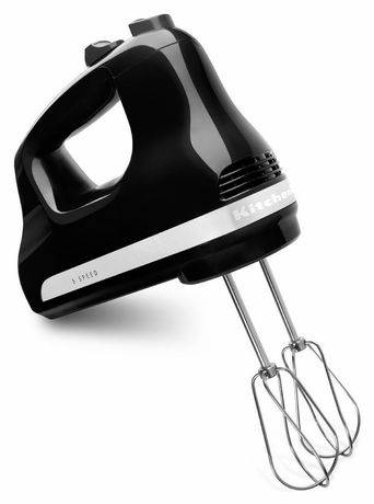 KitchenAid 5 Speed Ultra Power Hand Mixer, Onyx Black