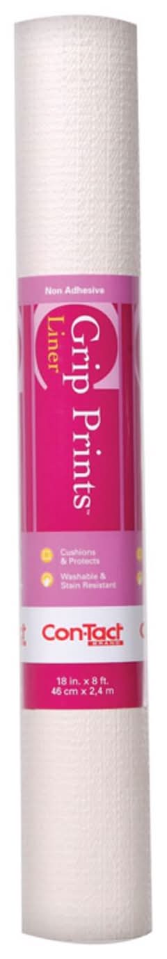 Con-Tact Grip Prints 4 Ft. L X 18 In. W Almond Non-Adhesive Shelf Liner