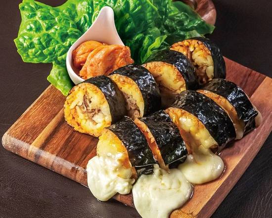 チーズタッカルビキンパ Cheese Dak Galbi Cheese Gimbap