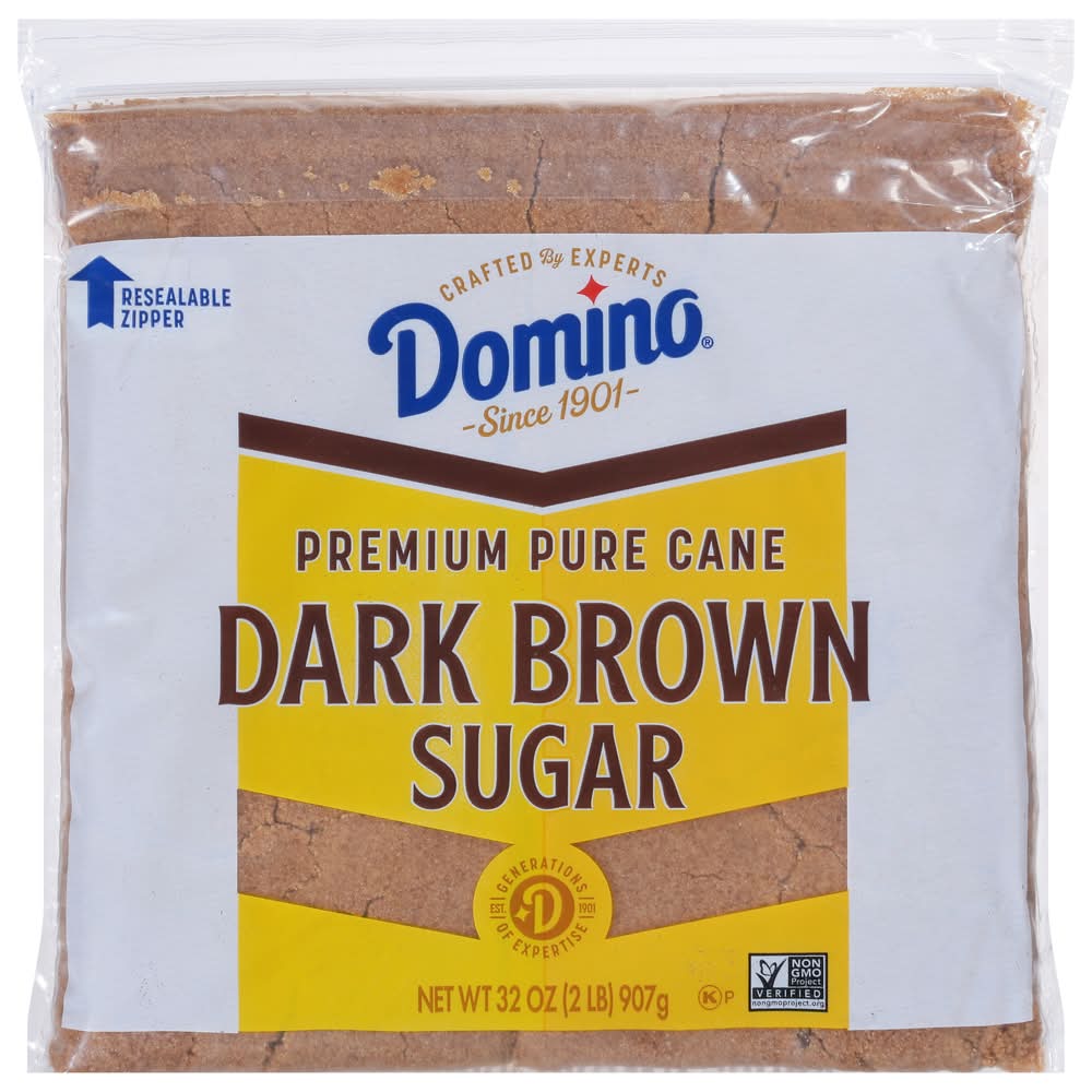 Domino Premium Pure Cane Dark Brown Sugar (32 oz)