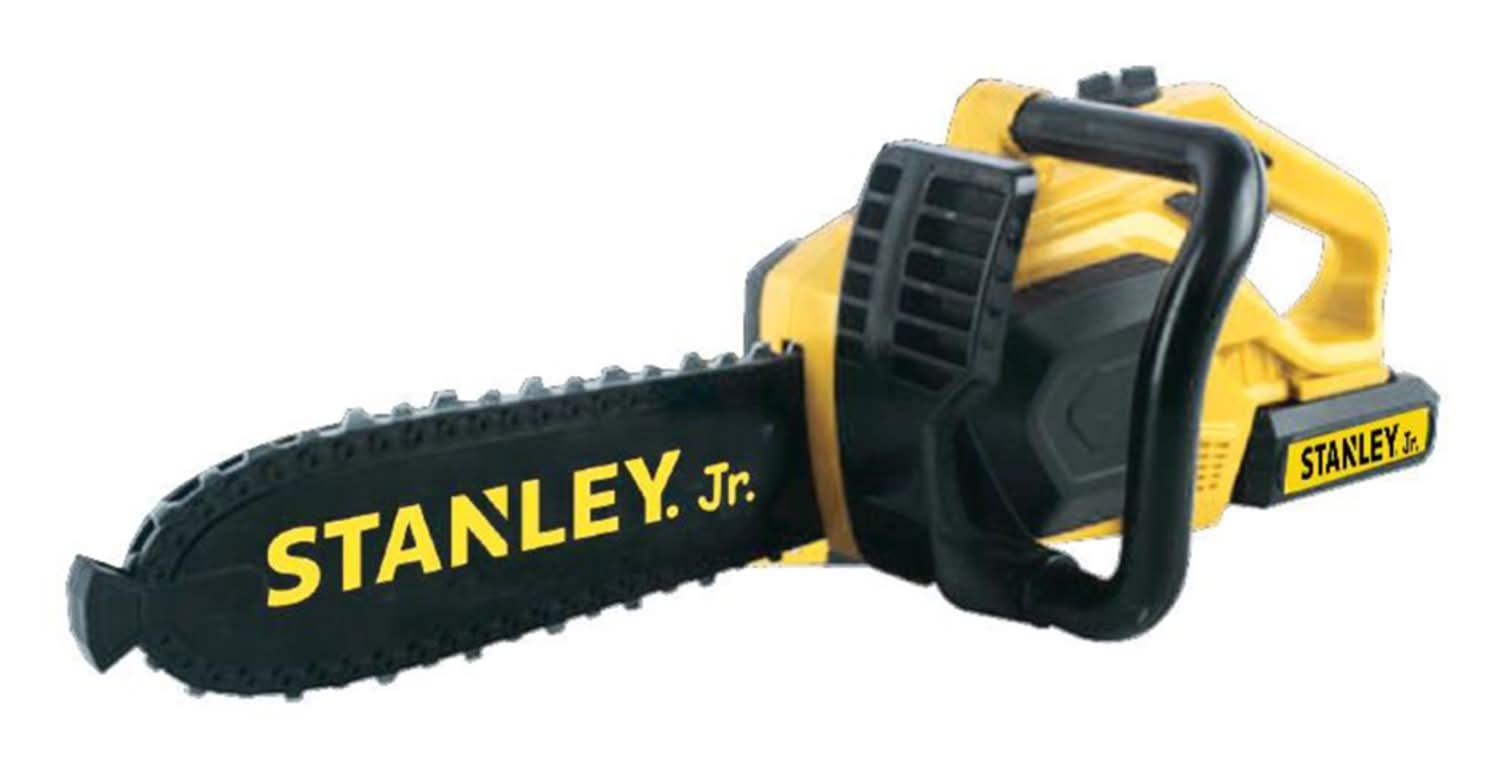 Stanley Jr. Toy Chain Saw Black/Yellow 1 Pc
